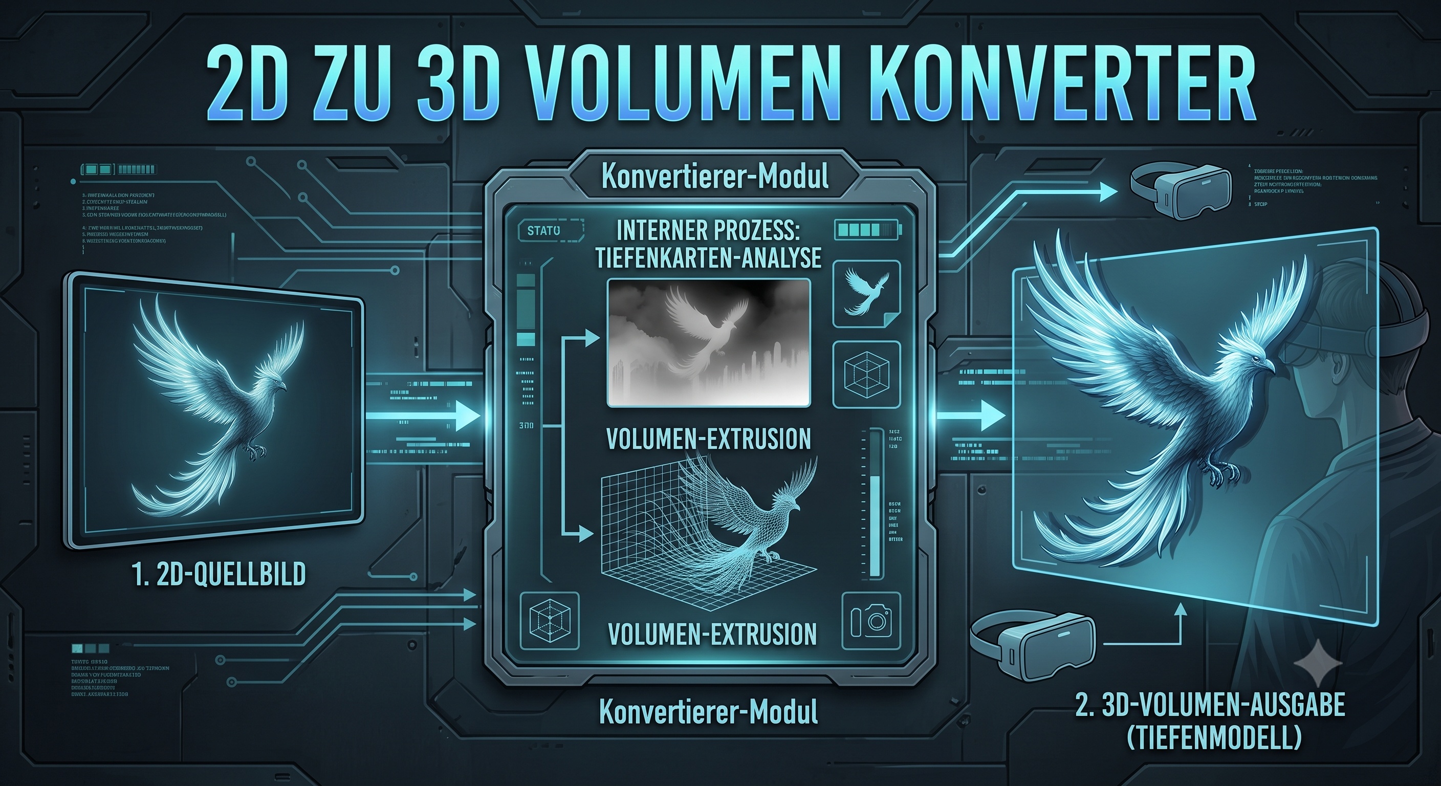 2D zu 3D Konvertierung mit unserer Lentikular Software