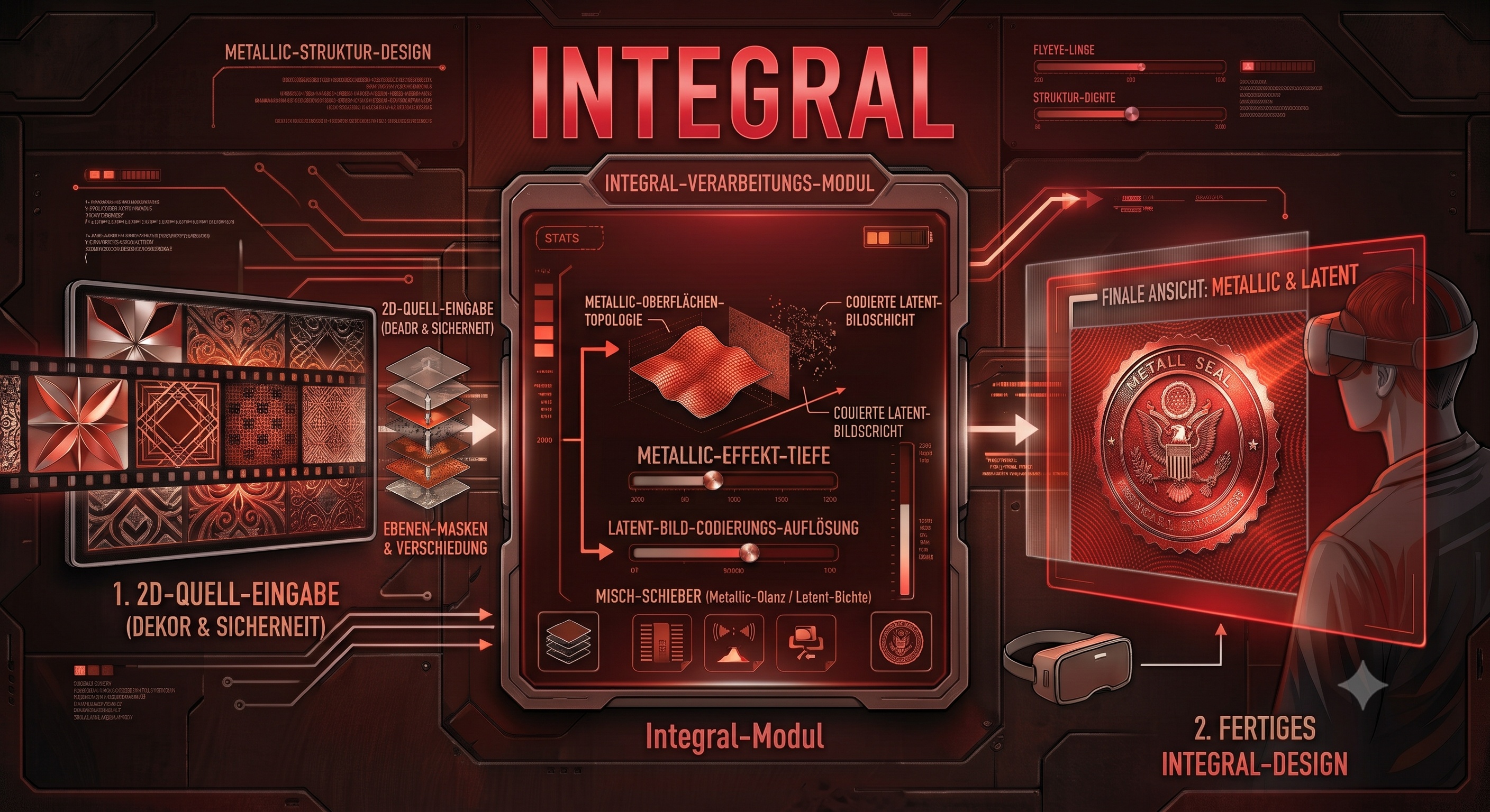 Integral Software Modul für volumetrische Lentikular-Projekte