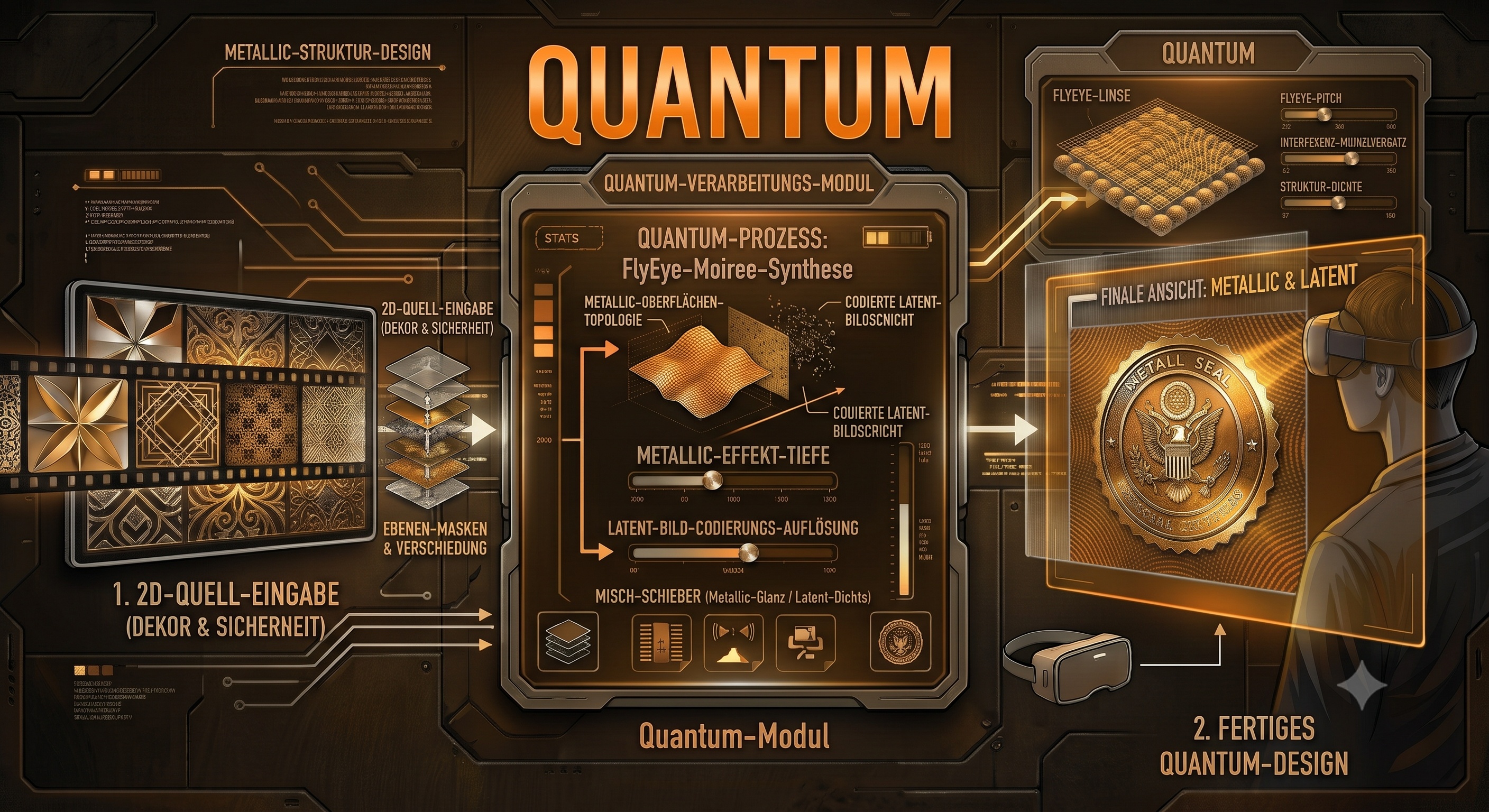 Quantum Modul für Moiree-Strukturen in der Lenticular Software